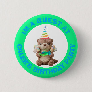 I'm a Guest | Birthday Party Identification 6 Cm Round Badge