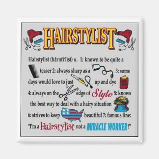 I'm a hairstylist, not a miracle worker! magnet