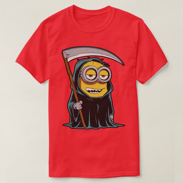 im a Halloween not a grim reaper T-Shirt (Design Front)