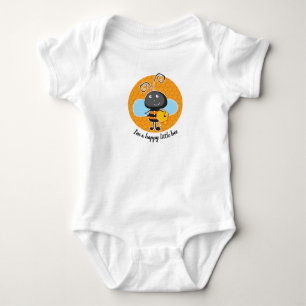 "I'm a happy little bee" baby bodysuit
