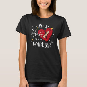 Im A Heart Warrior Heart Disease Awareness Kids T-Shirt