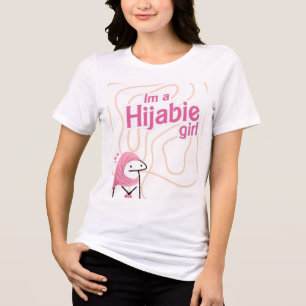 I'm a Hijabie Girl Cute T-Shirt Modest Muslim Gi Tri-Blend Shirt