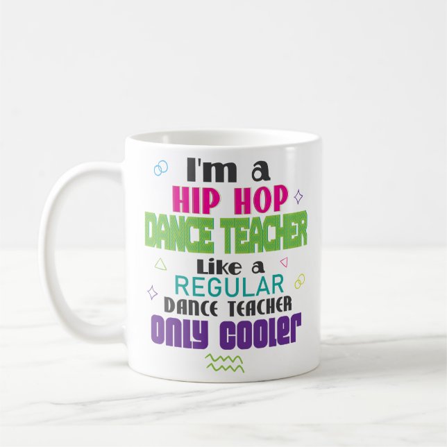 Im A Hip Hop Dance Teacher Funny Coffee Mug Gift (Left)