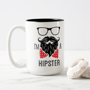 I'm a Hipster Two-Tone Coffee Mug