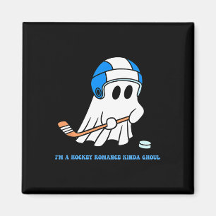 I'm A Hockey Romance Kinda Ghoul Halloween Lover  Magnet
