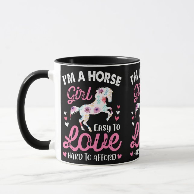 I'm A Horse Girl Easy To Love Hard To Afford Mug (Left)