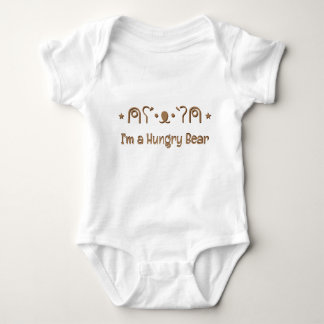 I'm a Hungry Teddy Bear Baby Bodysuit