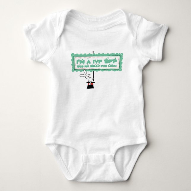 i'm a ivf bfp baby bodysuit (Front)