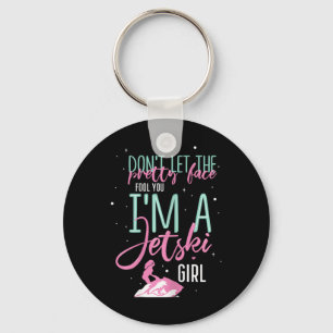 I'm A Jet Ski Girl Funny Saying Racing Key Ring
