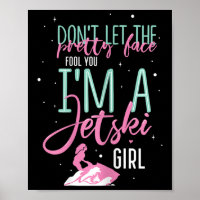 I'm A Jet Ski Girl Funny Saying Racing
