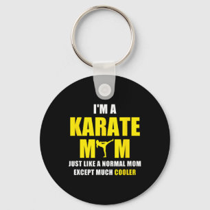 I'm A Karate Mum T Shirt Key Ring