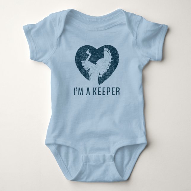 I'm A Keeper Baby Bodysuit (Front)