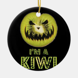 I'm A Kiwi Halloween Costumes Gifts-min Ceramic Tree Decoration