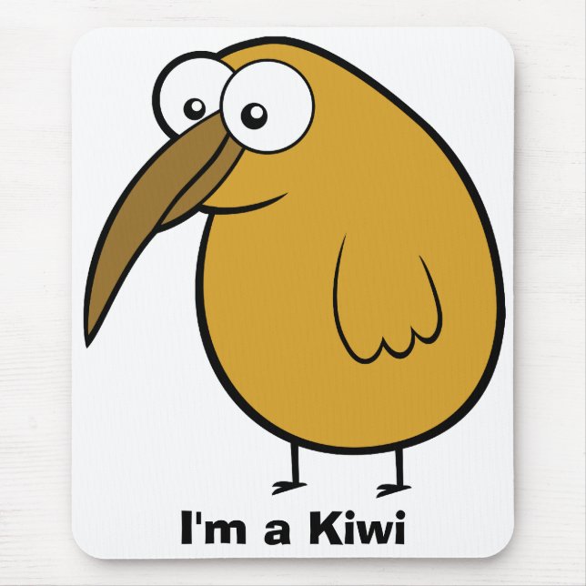 I'm a Kiwi Mouse Mat (Front)