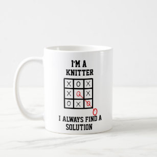 Im A Knitter I Always Find A Solution Mug