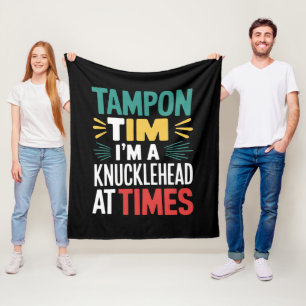 I'm A Knucklehead At Times Tim Walz Debate 2024 Fleece Blanket