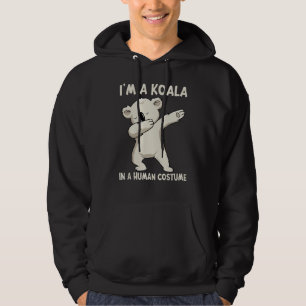 I'm A Koala In A Human Costume Funny Dabbing Koala Hoodie