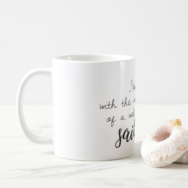 I'm a Lady Coffee Mug (With Donut)