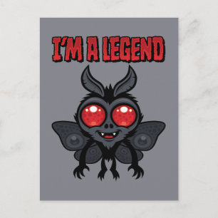I'm A Legend - Spooky Cute Mothman Postcard