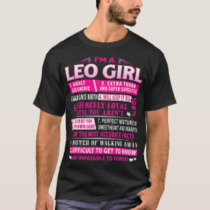 I'm A Leo Girl  Leo Birthday  T-Shirt