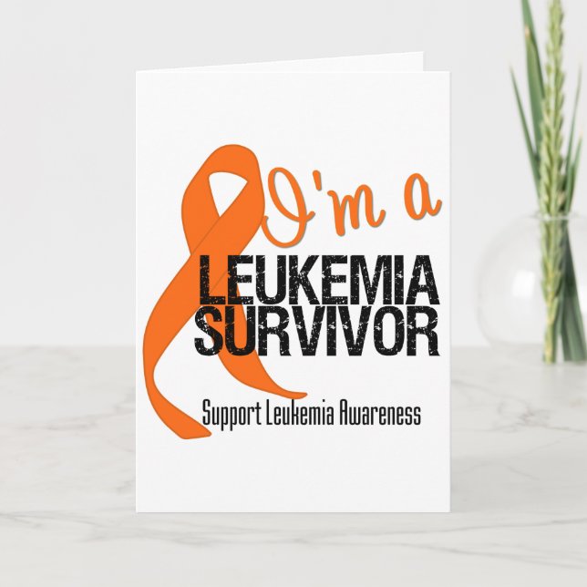 I'm a Leukaemia Survivor Card (Front)
