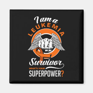 I'm A Leukaemia Suvivor Leukaemia Awareness Leukae Magnet