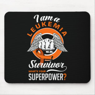 I'm A Leukaemia Suvivor Leukaemia Awareness Leukae Mouse Mat