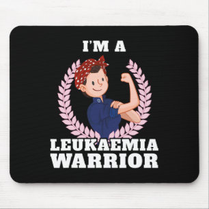 I'm a Leukaemia Warrior Leukaemia Awareness 1 Mouse Mat