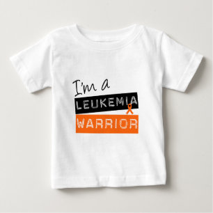 I'm a Leukaemia WARRIOR v2 Baby T-Shirt