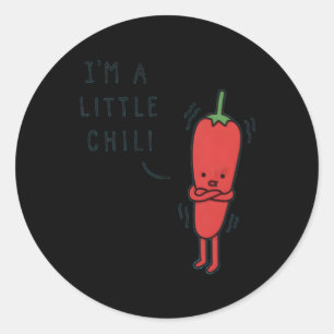 I'M A Little Chilli Classic Round Sticker