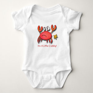 I'm A Little Crabby Baby Bodysuit