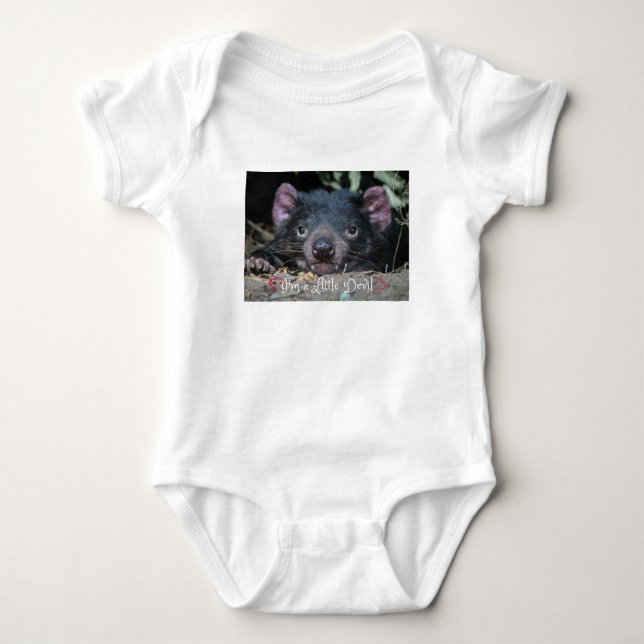 I'm a Little Devil Baby Bodysuit (Front)