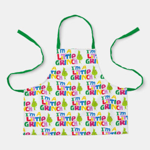 I'm a Little Grinch Colorful Graphic Apron