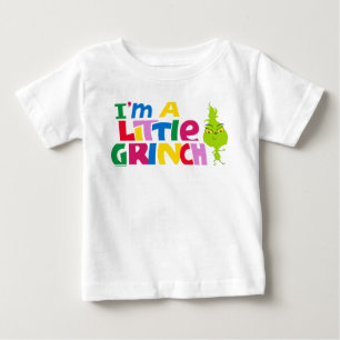 I'm a Little Grinch Colorful Graphic Baby T-Shirt