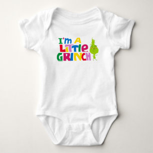 I'm a Little Grinch Colourful Graphic Baby Bodysuit