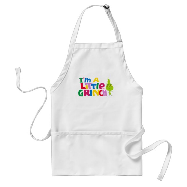 I'm a Little Grinch Colourful Graphic Standard Apron (Front)