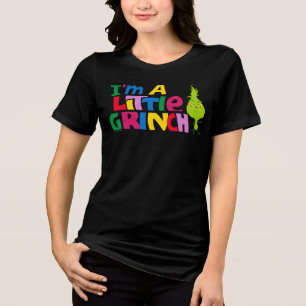 I'm a Little Grinch Colourful Graphic Tri-Blend Shirt