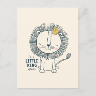 I'm A Little King Postcard