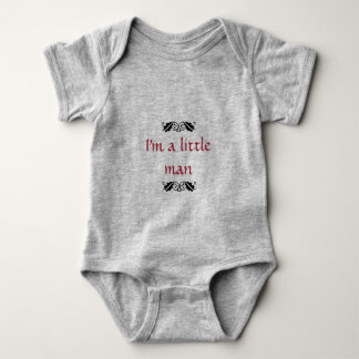 I'm a little man baby bodysuit