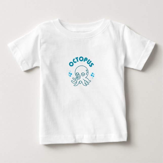 I'm a little... OCTOPUS! Kids T-shirts (Front)