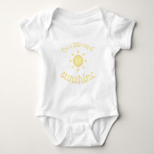 "I'm a little ray of sunshine" Infant bodysuit