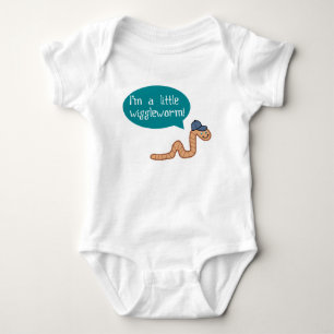 I'm A Little Wiggle Worm Baby Shirt