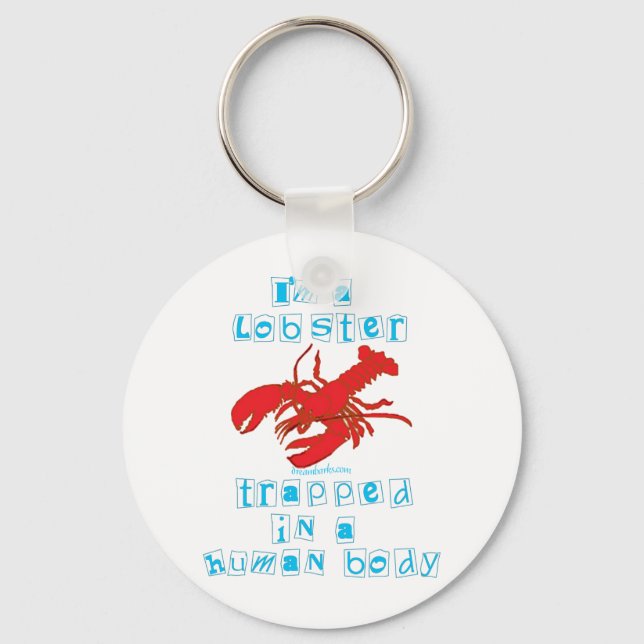 I'm a Lobster Key Ring (Front)
