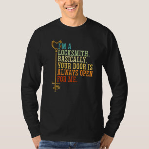 I'm A Locksmith Locksmithing Lock Picking Keyhole T-Shirt