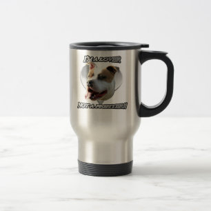 I'm a lover not a fighter pitbull mug