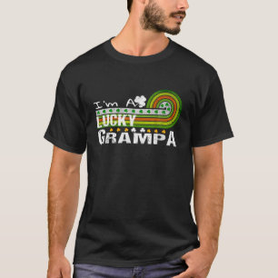I'm A Lucky Grampa Shamrock St Patricks Day Party T-Shirt