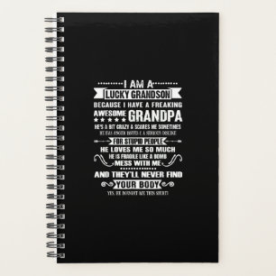 I'm A Lucky Grandson Because I've Awesome Grandpa Planner