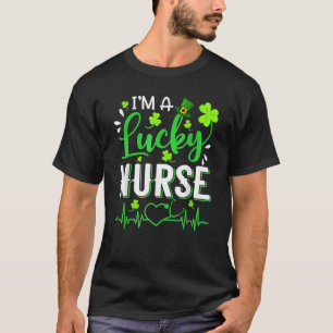 I'm A Lucky Nurse Shamrock Top Hat St Patrick's Da