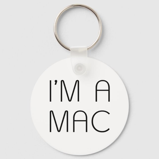 im a mac key ring (Front)