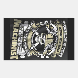 I'm a Machinist Rectangular Sticker